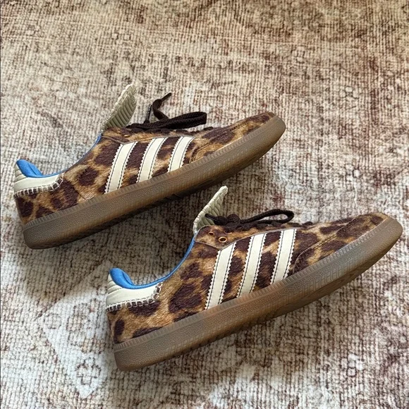 Adidas x Wales Bonner Samba Pony Leopard Print size 8 - Picture 8 of 10